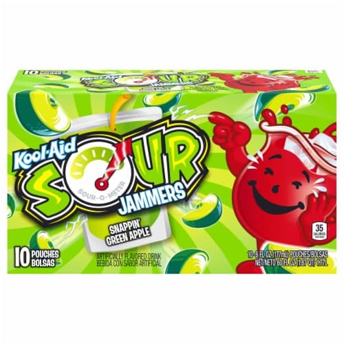 Kool-Aid Jammers Sours Green Apple Flavored Drink