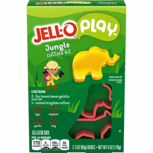 Jell O Jungle Cutters Kit & Gelatin Mix