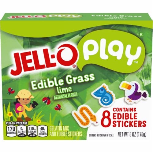 Jell-O Play Edible Grass Lime Gelatin Mix