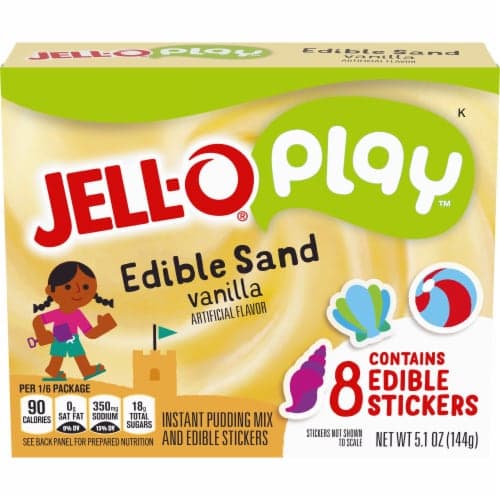 Jell-O Play Edible Sand Vanilla Pudding