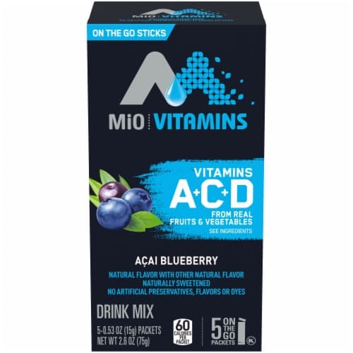 Mio Vitamins Drink Mix, Acai Blueberry