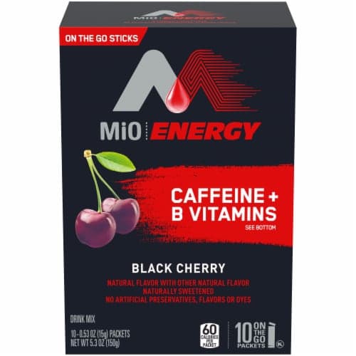 Mio Energy Drink Mix Black Cherry On The Go