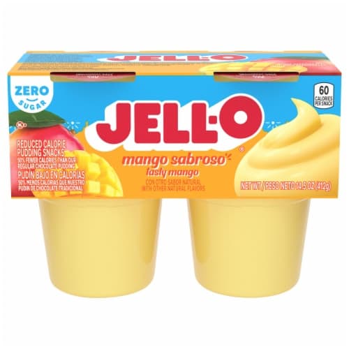 Jell-O Tasty Mango Sabroso Gelatin Snacks