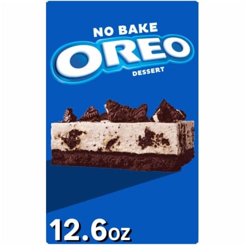 Jell-o No Bake Oreo Dessert Kit With Filling Mix Crust Mix & Cookie Pieces Box