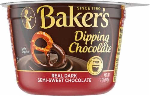 Bakers Dipping Chocolate - Real Dark Semi Sweet Chocolate