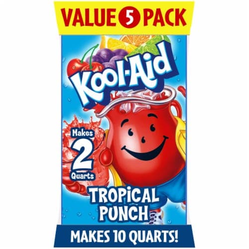 Kool-Aid Unsweetened Tropical Punch Powdered Soft Drink Mix