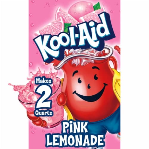 Kool-Aid Unsweetened Pink Lemonade Naturally Flavored Powdered Soft Drink Mix Value