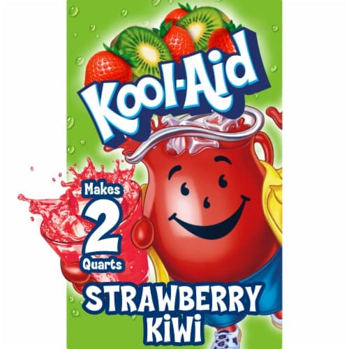Kool-Aid Unsweetened Strawberry Kiwi Artificially Powdered Soft Drink Mix