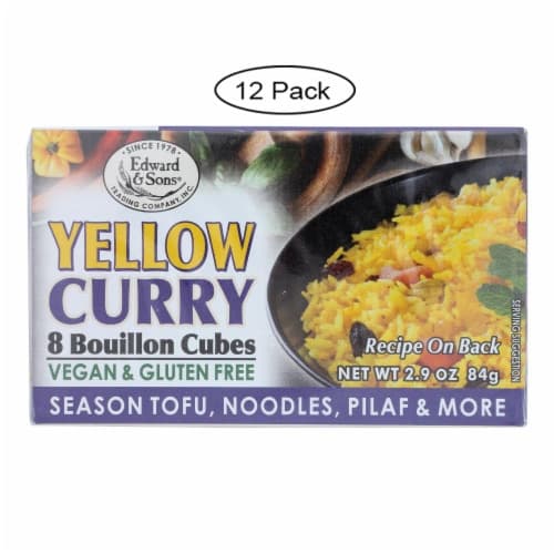 Edward & Sons Yellow Curry Natural Bouillon Cubes