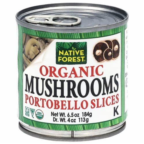 Native Forest Organic Mushrooms Sliced Portobello