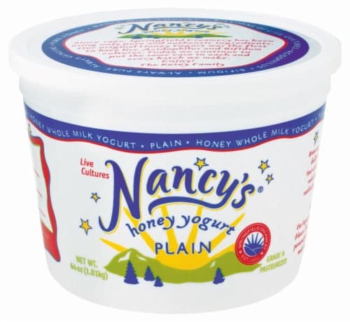 Nancy'S Plain With Honey Probiotic Whole Milk Yogurt Tub