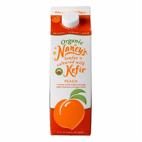 Nancy'S Peach Organic Probiotic Low Fat Kefir Drink