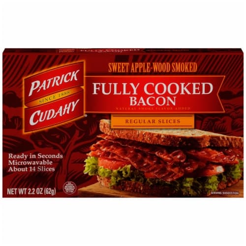 Patrick Cudahy Sweet Apple-Wood Smoked Fully Cooked Bacon