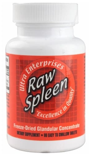 Ultra Glandulars  Raw Spleen