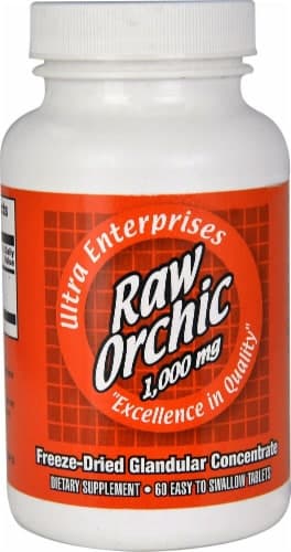 Ultra Glandulars Raw Orchic Capsules