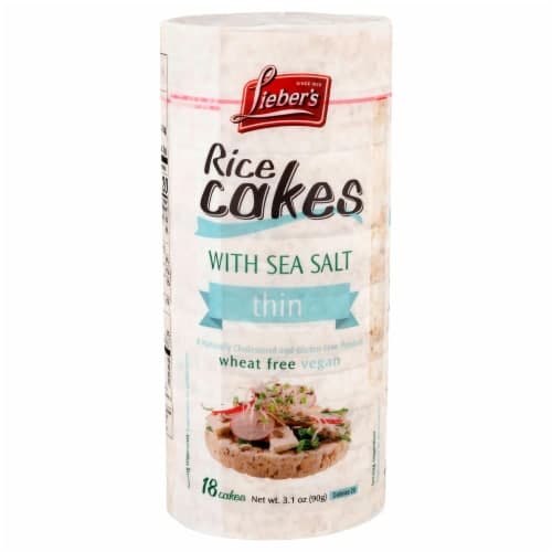 Liebers Rice Cakes With Sea Slat Thin