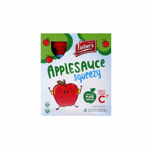 Lieber'S Squeezy Applesauce Pouches