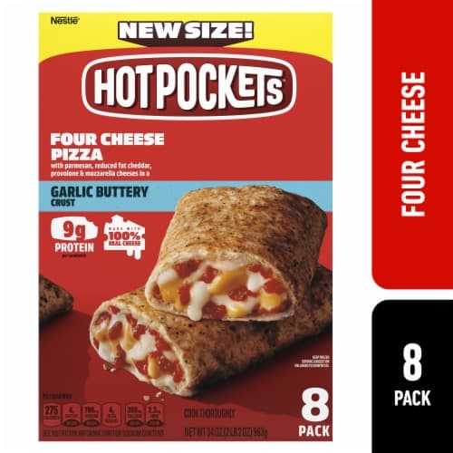 Hot Pockets Four Cheese Pizza  Sandwiches