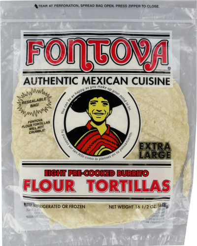 Fontova Extra Large Flour Tortillas