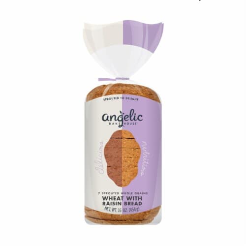 Angelic Bakehouse Sprouted Mash Honey Wheat With Raisins Bread