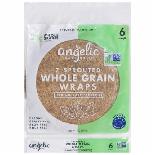 Angelic Bakehouse Sprouted Kale Spinach Wrap
