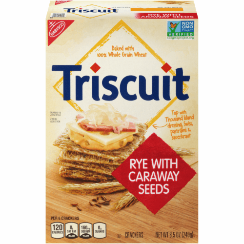 Nabisco Triscuit Rye With Caraway Seeds Crackers