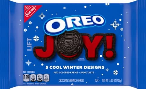 Oreo Joy! Winter Design Chocolate Sandwich Cookies