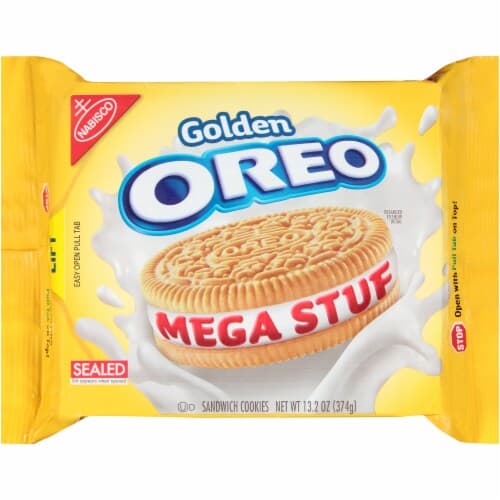 Golden Oreo Mega Stuff Sandwich Cookies