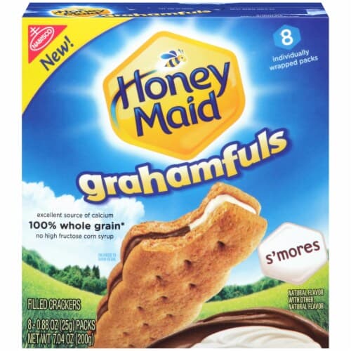 Nabisco Honey Maid Grahamfuls S'Mores Filled Crackers 