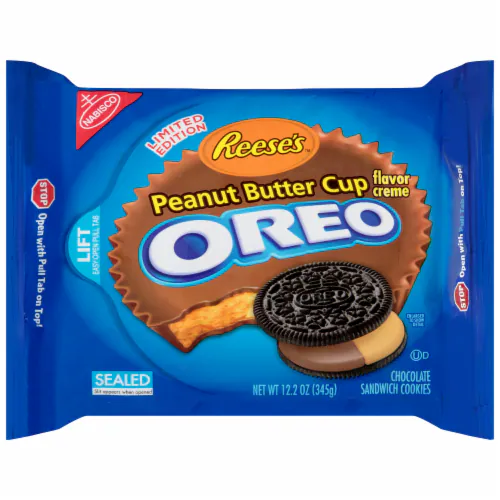 Oreo Cookies, Sandwich, Chocolate, Reese'S Peanut Butter Cup Flavor Creme
