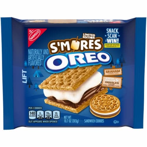 Nabisco Oreo S'Mores Sandwich Cookies. Tray