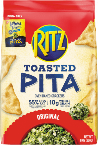 Wheat Thins Crackers, Oven Baked, Toasted Pita, Original
