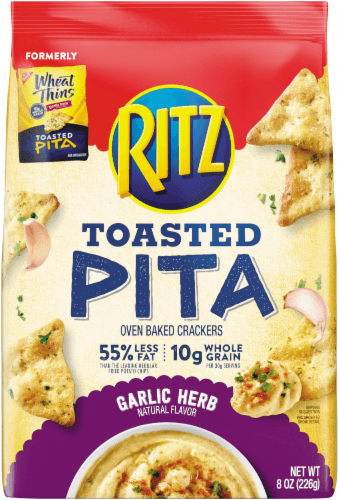Wheat Thins Crackers, Oven Baked, Toasted Pita, Garlic Herb