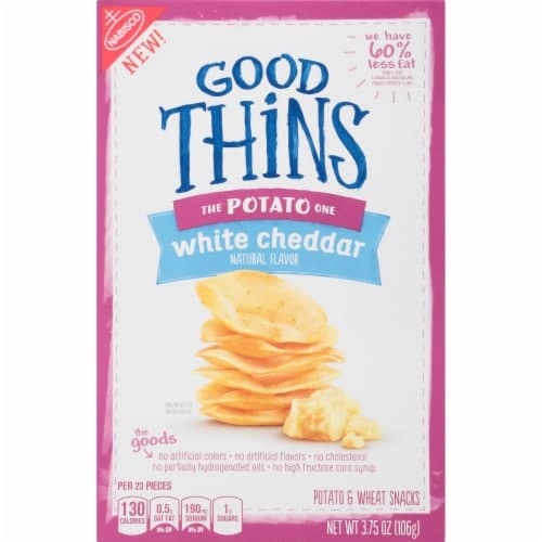 Good Thins Potato And Wheat Snacks, White Cheddar
