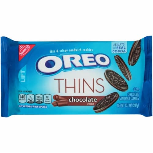 Oreo Thins Cookies, Sandwich, Chocolate Creme