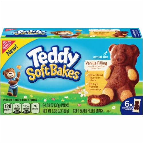 Nabisco Soft Bakes, Teddy, Vanilla Filling