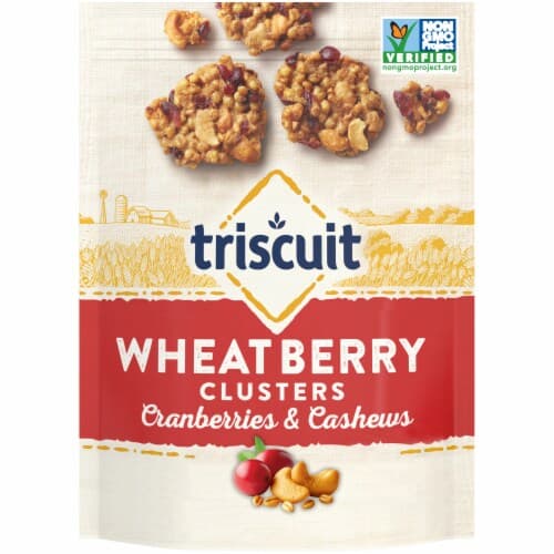 Nabisco Triscuit Wheatberry Clusters Cranberries & Cashews