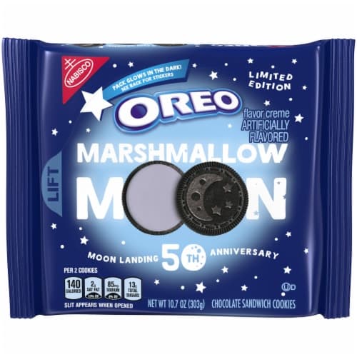 Nabisco Oreo Marshmallow Moon Chocolate Sandwich Cookies