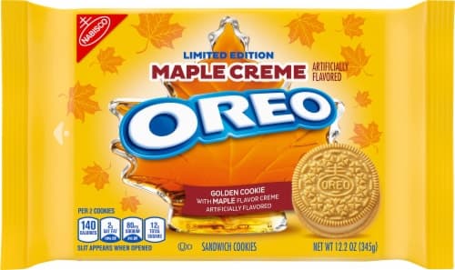 Nabisco Oreo Maple Creme Sandwich Cookies