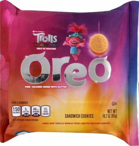 Oreo Trolls World Tour Sandwich Cookies
