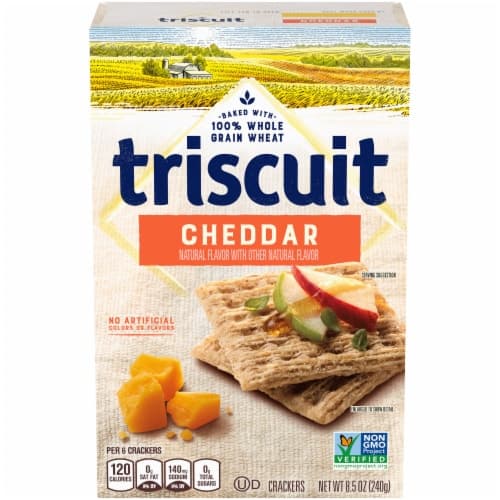 Triscuit Crackers Wheat Whole Grain Cheddar