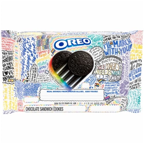 Oreo Pride 2022 Double Stuf Cookies 15.25Z