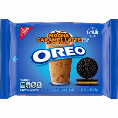Nabisco Oreo Mocha Caramel Latte Chocolate Sandwich Cookies