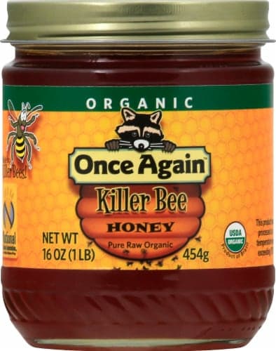 Once Again Killer Bee Organic Honey