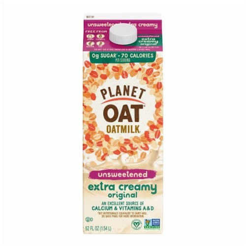 Planet Oat Unsweetened Extra Creamy Oatmilk