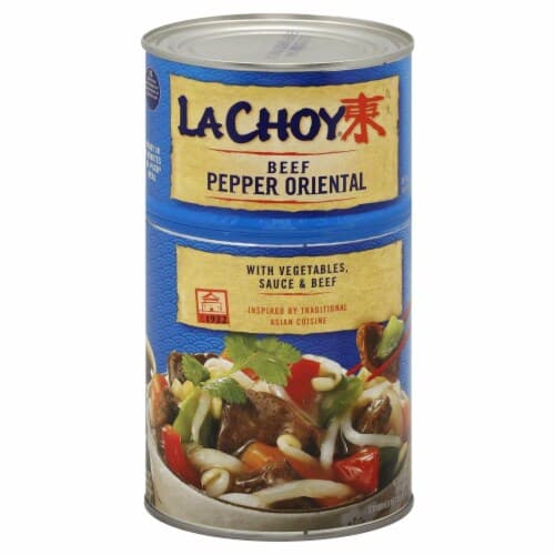 La Choy Beef Pepper Oriental With Sauce With Asian-Style Vegetables