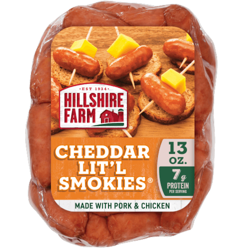 Hillshire Farm Cheddar Litl Smokies Smoked Sausage