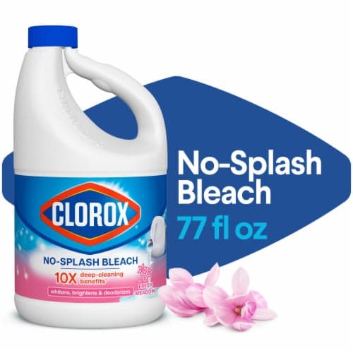 Splash-Less Fresh Meadow Scent Liquid Bleach Cleaner