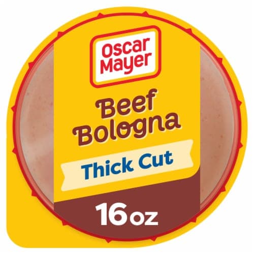 Oscar Mayer Thick Cut Beef Bologna Sliced Lunch Meat