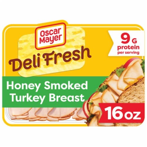 Oscar Mayer Deli Fresh Honey Smoked Turkey Breast Sliced Lunch Meat Tray